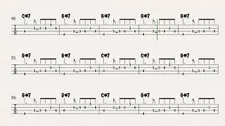 Crosscut Saw bass tab - Albert King