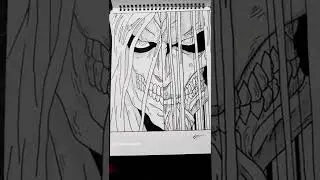 Eren's Attack Titan X Founding Titan Drawing