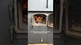 First time using our 600-horsepower boiler to generate energy