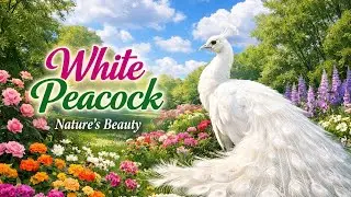 Nature's Beauty:  White Peacock 