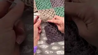 My favorite way to do a join as you go granny square! 🧶 #fiberflux