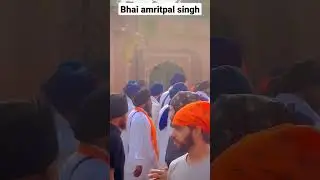 amritpal singh today news bhai amritpal singh in amritsar 🙏 #amritpalsingh #deepsidhu #sikh