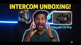 Edeyell C9 Pro Intercom Unboxing 🔥 Best Budget Helmet Bluetooth Intercom? | TalkTantra