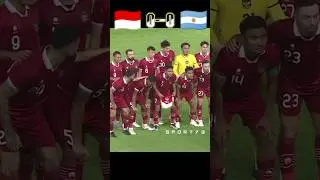 Indonesia VS Argentina🔥 Friendly Match #shorts#messi#indonesia