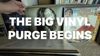 THE BIG VINYL PURGE BEGINS - A VINYL TAG INSPIRATION #vinylcommunity