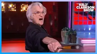 83-Year-Old Blackbelt Grandma Teaches Sydney Sweeney And Kelly Karate Moves