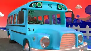 Wheels on the Bus Song 🚍 | 2 Min Repeat Loop | Baby & Toddler Rhymes