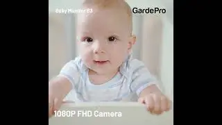 GardePro Baby Monitor B3 | Super Clear Night Vision, Super Long Range, Super Long Battery Life!