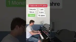 1 Sekunde vs 10 Jahre Klavier spielen 🎹💛