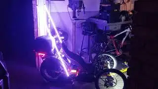 Dual LED stick test on TerraTrike