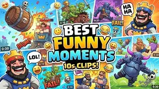 💥BEST FUNNY MOMENTS🤣 #1 CLASH ROYALE 👑