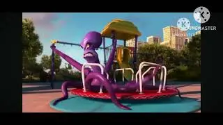 Dave the octopus vs Dinosaur (English Sega Genesis bootleg) Continue and Game over