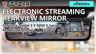 2026 Touch Screen Electronic Streaming Rearview Mirror for Tesla Model 3 Y New Y Juniper 3 Highland