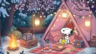 Snoopy Jazz Lofi ☕ Smooth Chill Music for Calm Moods