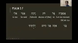 Psalm 2:7 (Hebrew)