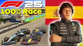 F1 25 - Let's Make Antonelli World Champion #9: 100% Race Spain