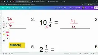 Converting Mixed Numbers to Improper Fractions | With Mr. SK #maths #education #mathstricks #viral