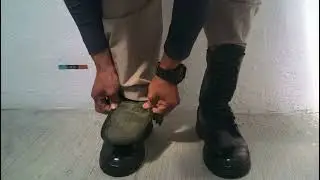 fajarse el pantalón dentro de la bota