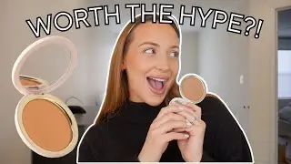 Тестирование нового бронзера-пудры Rare Beauty 👀 Первые впечатления + примерка