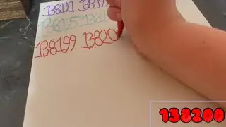 Writing Counting ✍️ 138200 = 1XXX00