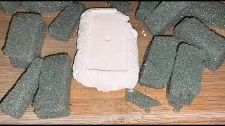 ASMR Aplastando Tiza De Gimnasio + Espuma Floral Seca – Crushing Gym Chalk + Dry Floral Foam