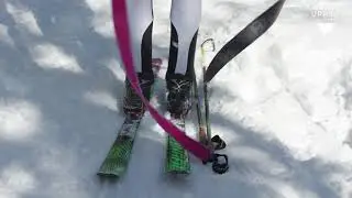 Fast Transition from FINAL Skinning of the day to the last descent. SkiMo tips from Uphill Athlete.