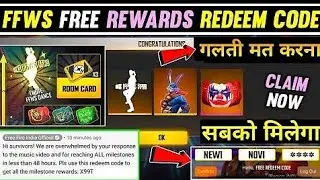 Free Fire Redeem Code Today l 11 May Redeem Code FFWS l FFWS 2022 REDEEM CODE REWARDS l #redeemcode