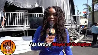 Aja Brown, Mayor of Compton