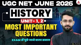 UGC NET History | UGC NET History Unit 1 & Unit 2 Important Question By Jawed Sir