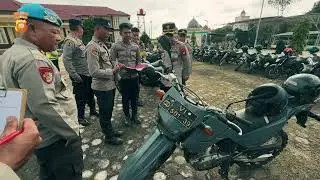 Wakapolres Kayong UtaraPimpin Pengecekan 77 Kendaraan Dinas, Pastikan Kesiapan Operasional Polri