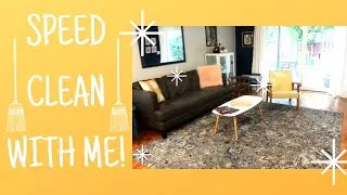 AUTUMN SPEED CLEAN WITH ME! LIVING ROOM CLEANING MOTIVATION