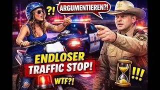 Stream-Highlight: [StateV&sup3;] Unn&ouml;tiger langer Traffic Stop wegen uneinsichtiger Bikerin! 🤦&zwj;♂️