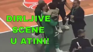MATIJAS LESOR POVREDA DIRLJIVE SCENE U ATINI! matias lesor