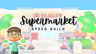 Beach Island Resort Supermarket ACNH Speed Build // Animal Crossing | New Horizons