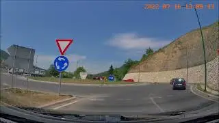 Vožnja: Sarajevo - Visoko (Bingo shoping centar) #dashcam #july #2022 #visitbosnia #onboardcam #bih