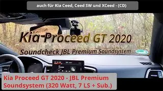 Kia Proceed GT 2020 - JBL Premium Soundsystem (320 Watt, 7 Lautsprecher + Subwoofer)