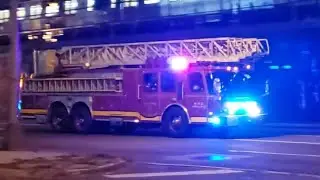 Newark NJ Fd Ladder 6 (S37) Acting As ladder 4 Responding 10-17-19