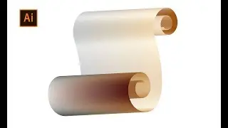 Graphic Design | 3D Rolled Paper | Adobe Illustrator Tutorial