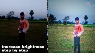 Increase brightness in Android||Snapseed