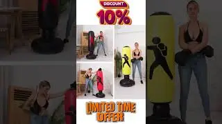 🌿 Fitness Inflatable Boxing Column | Best Punching Bag Stand 🌸