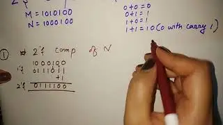 subtraction using 2's complement