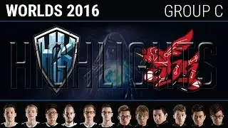 H2K vs AHQ e Sports Highlights, S6 World Championship 2016 Group C Day 1, H2K vs AHQ