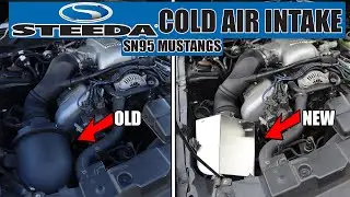 STEEDA Cold Air Intake On SN95 Mustang | 1996-2001 Mustang GT/Cobra