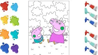 Peppa Pig Zombie coloring , Peppa Turn Into Zombie ?? |