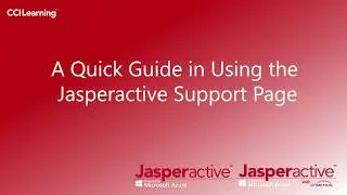 A Quick Guide in Using the Jasperactive Support Page