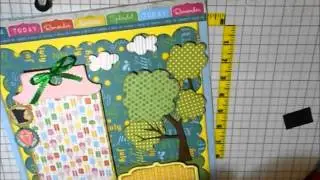 Summer Scrapbook Layout