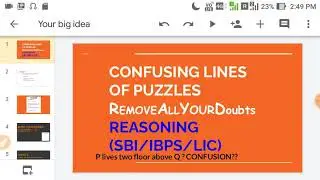 Confusing lines in puzzles -1। Reasoning for Banking exams।Competitive Xam's ka  jazba