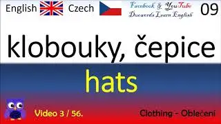 03 Clothing Oblečen&iacute; Česk&aacute; - Anglick&aacute; Slova Czech - English Words Angličtina učen&iacute;