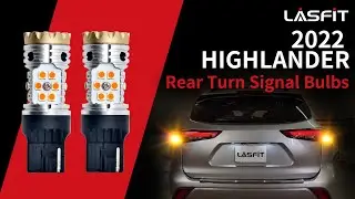 2022 Highlander Rear Turn Signal Lights - How to install LED bulbs 7440