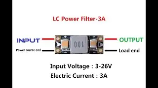 3A 3 26V VTX LC Power Filter, Filtro p VTX da Banggood